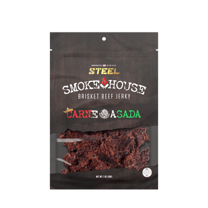 Steel Supplements Jerky 1 oz. Carne Asada - Brisket Beef Jerky