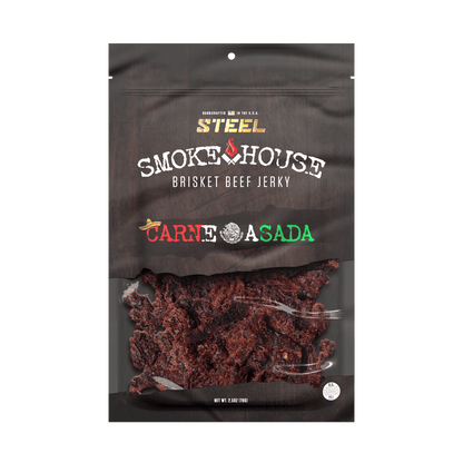 Steel Supplements Jerky 2.5 oz. Carne Asada - Brisket Beef Jerky