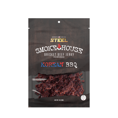 Steel Supplements Jerky 1 oz. Korean BBQ - Brisket Beef Jerky