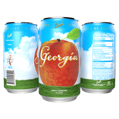 Steel Supplements Supplement Georgia Case of 12 Cans Sodi Pop - Case of 12 Cans