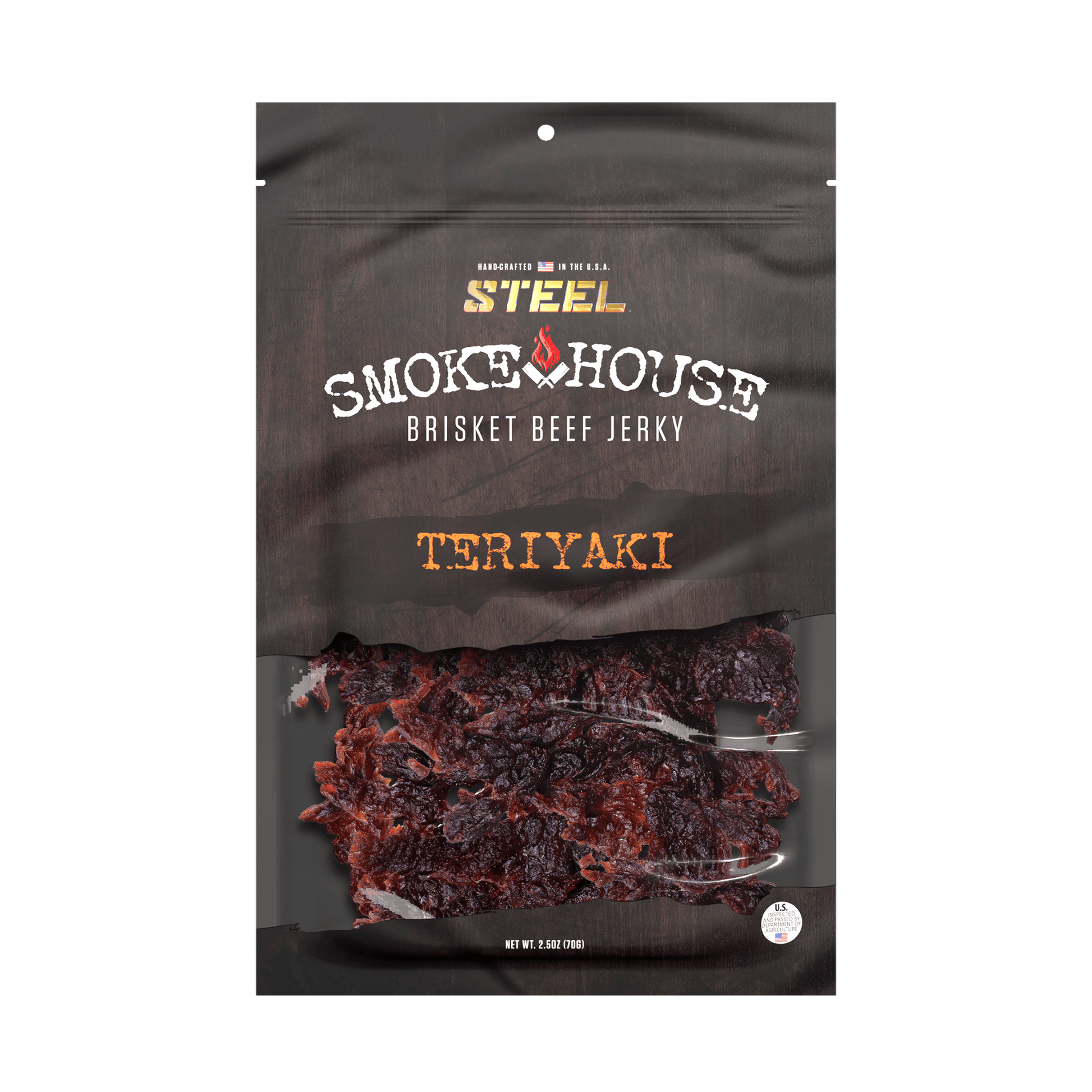 Steel Supplements Jerky Teriyaki - Brisket Beef Jerky