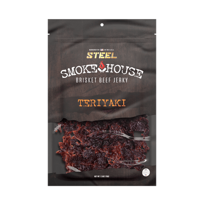Steel Supplements Jerky Teriyaki - Brisket Beef Jerky